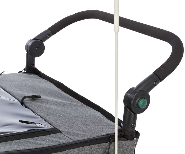 TRIXIE Fahrradanhänger mit Rampe